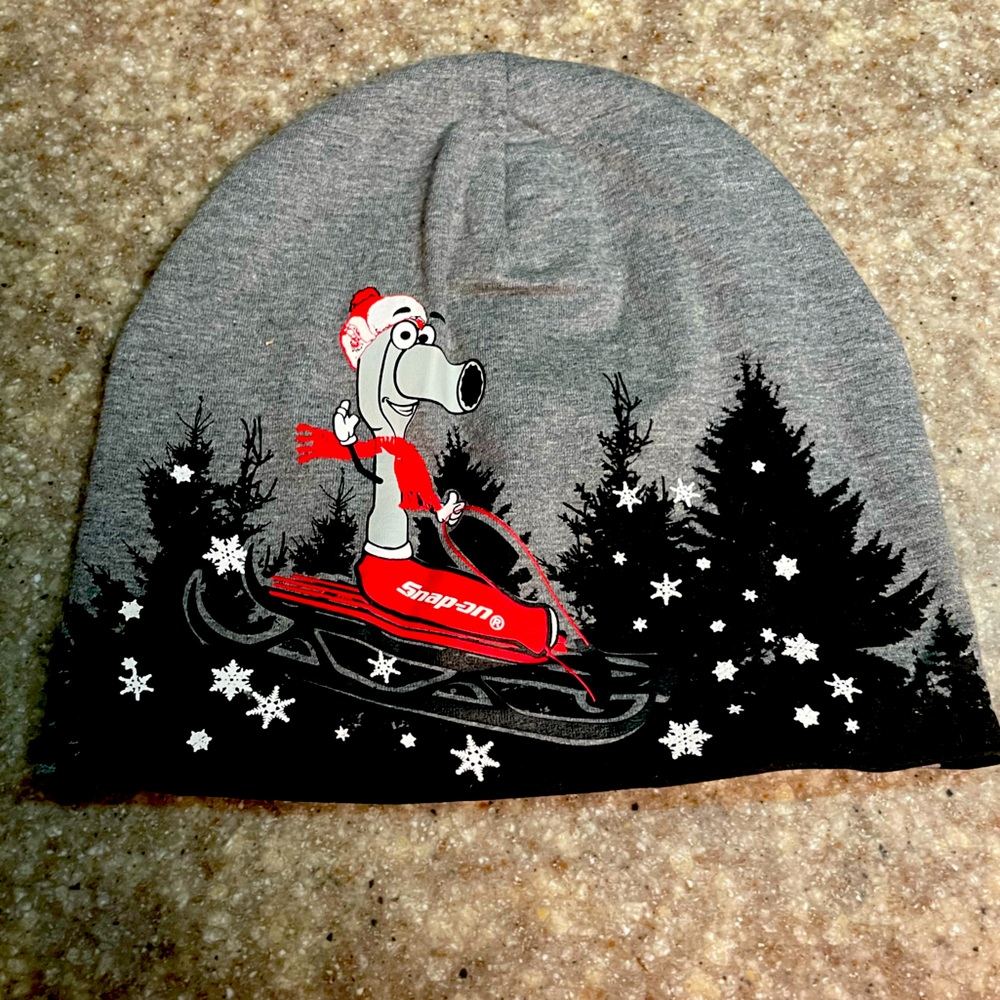 Very‎ RARE Snap-On, Cartoon Tool Winter Hat Beanie kids size